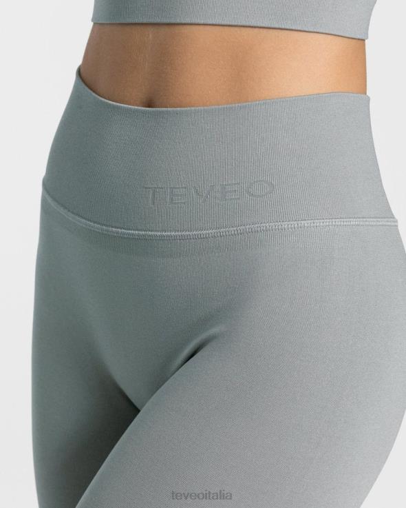 TEVEO leggings con spacco impertinenti FPR0H139 vestiario Blu acciaio donne