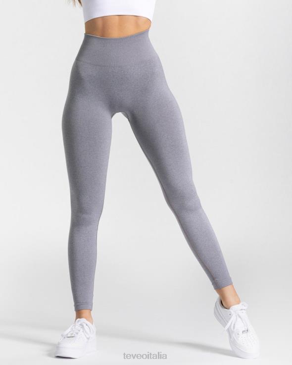 TEVEO leggings di classe FPR0H76 vestiario grigio donne