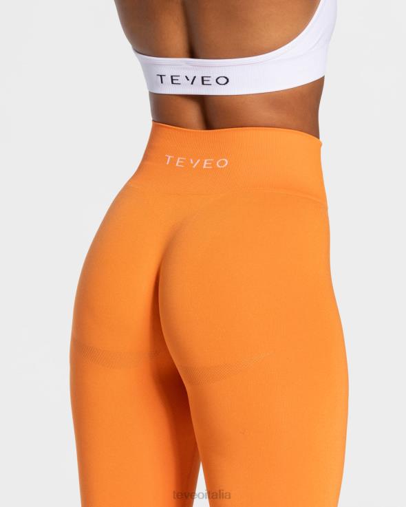 TEVEO leggings di classe FPR0H78 vestiario arancia donne