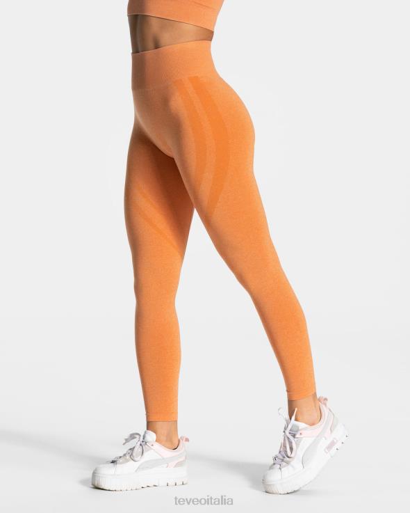 TEVEO leggings evoluzione v2 FPR0H159 vestiario arancia donne