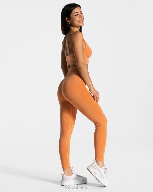 TEVEO leggings evoluzione v2 FPR0H159 vestiario arancia donne