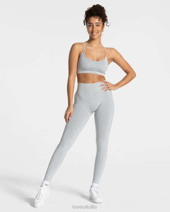 TEVEO leggings scrunch acid covert FPR0H50 vestiario grigio chiaro donne
