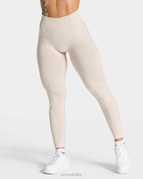 TEVEO leggings scrunch acid covert FPR0H51 vestiario sabbia donne