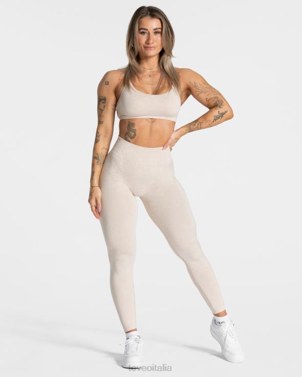 TEVEO leggings scrunch acid covert FPR0H51 vestiario sabbia donne