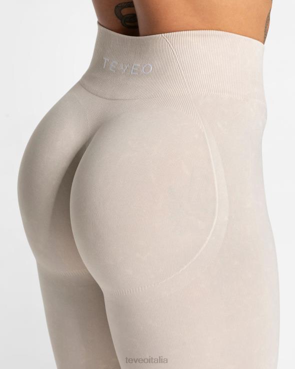 TEVEO leggings scrunch acid covert FPR0H51 vestiario sabbia donne