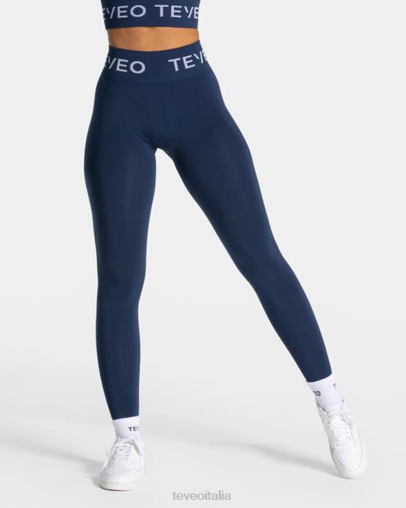 TEVEO leggings scrunch caratteristici FPR0H64 vestiario blu scuro donne