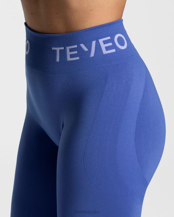TEVEO leggings scrunch caratteristici FPR0H67 vestiario Blu Reale donne