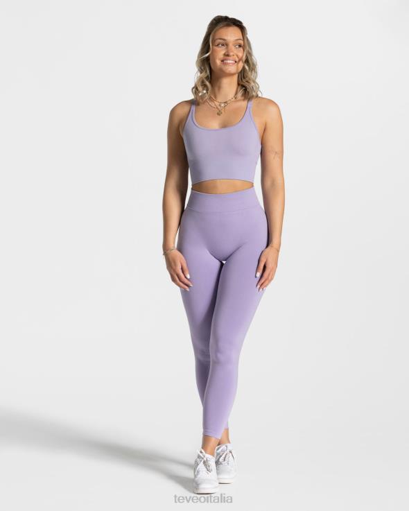 TEVEO leggings scrunch di tendenza FPR0H106 vestiario lilla donne