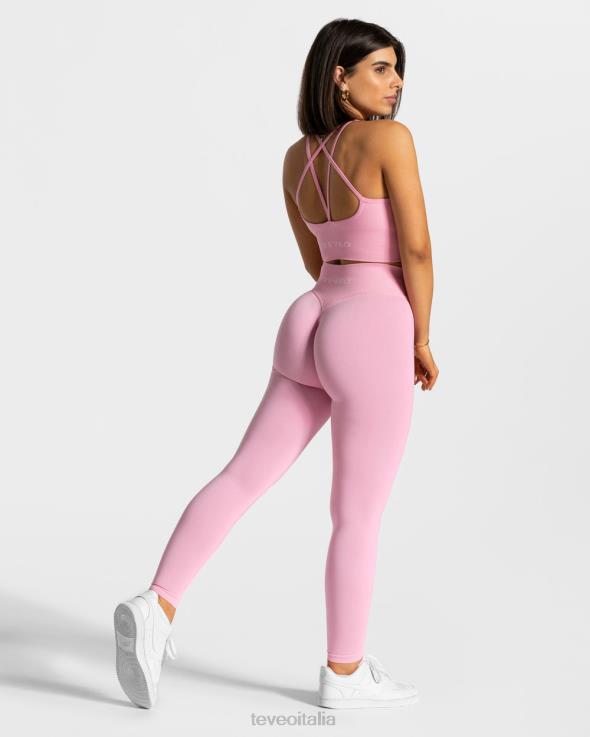 TEVEO leggings scrunch di tendenza FPR0H116 vestiario rosa donne