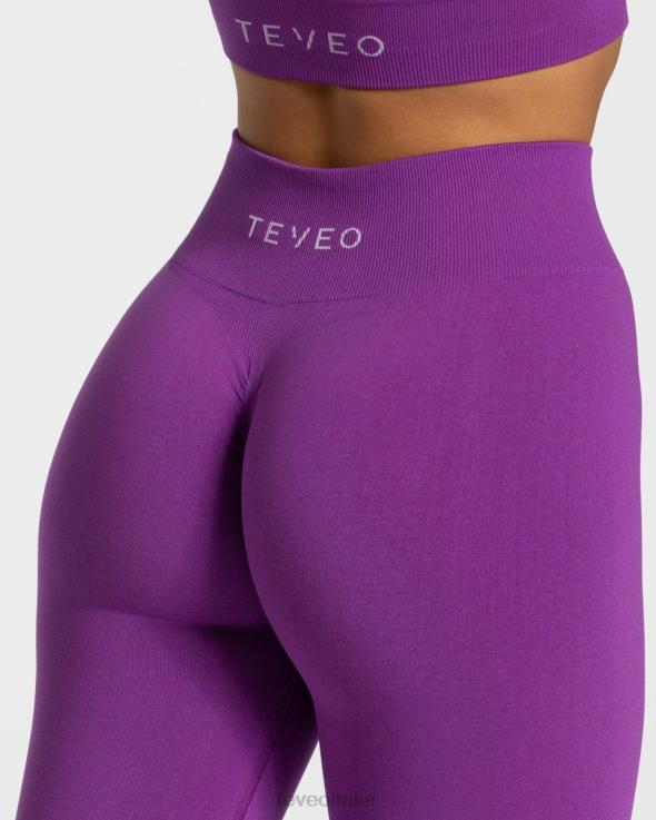 TEVEO leggings scrunch senza tempo FPR0H100 vestiario Viola donne
