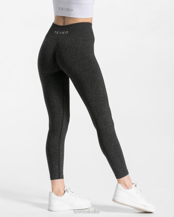 TEVEO leggings scrunch senza tempo FPR0H87 vestiario grigio scuro donne