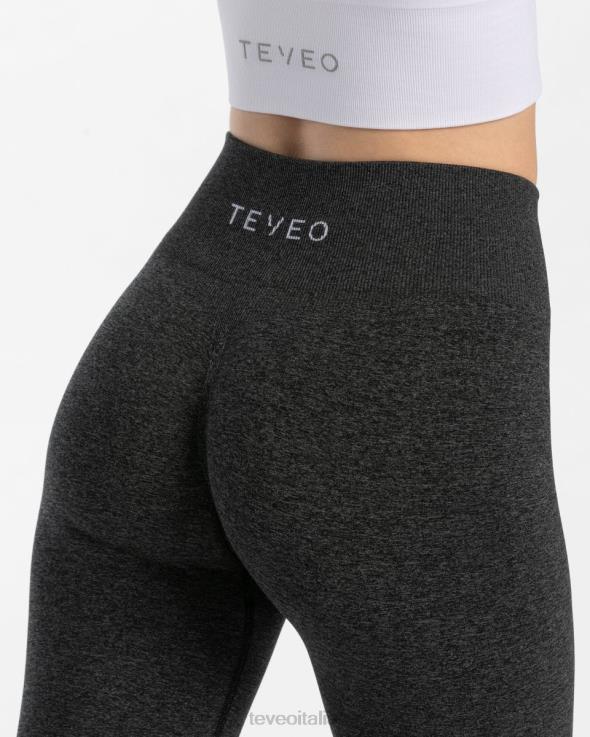 TEVEO leggings scrunch senza tempo FPR0H87 vestiario grigio scuro donne