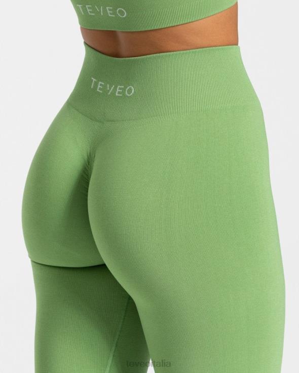 TEVEO leggings scrunch senza tempo FPR0H92 vestiario oliva donne
