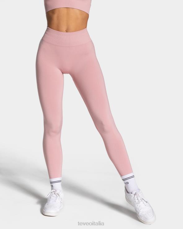 TEVEO leggings scrunch senza tempo FPR0H94 vestiario rosa donne