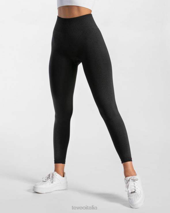 TEVEO leggings scrunch senza tempo FPR0H96 vestiario nero donne