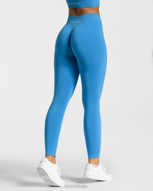TEVEO leggings scrunch senza tempo FPR0H97 vestiario blu estivo donne