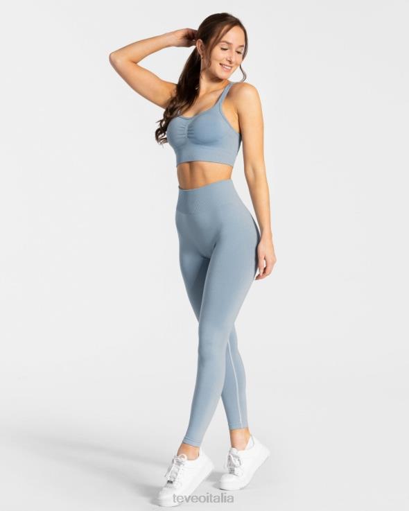 TEVEO leggings scrunch senza tempo FPR0H98 vestiario Blu acciaio donne