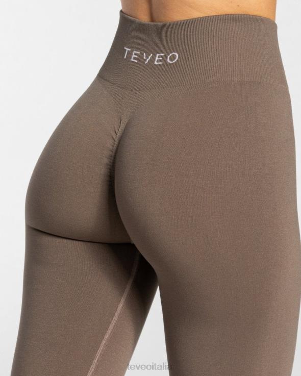 TEVEO leggings scrunch senza tempo FPR0H99 vestiario tortora donne