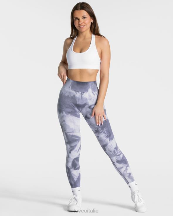 TEVEO leggings scrunch tie dye FPR0H57 vestiario tempestoso donne