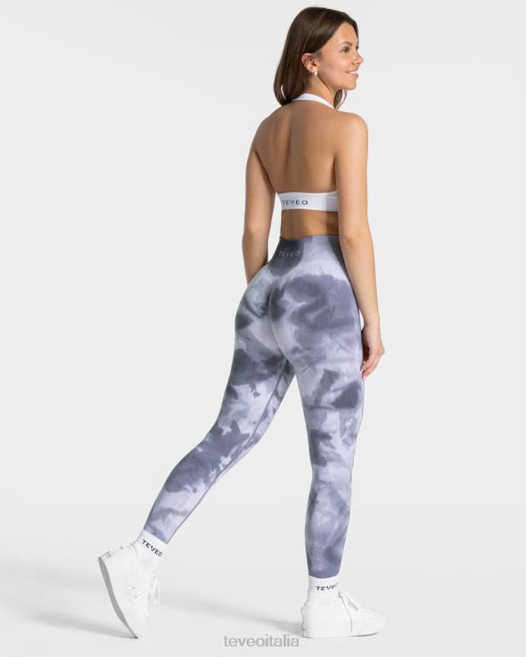 TEVEO leggings scrunch tie dye FPR0H57 vestiario tempestoso donne
