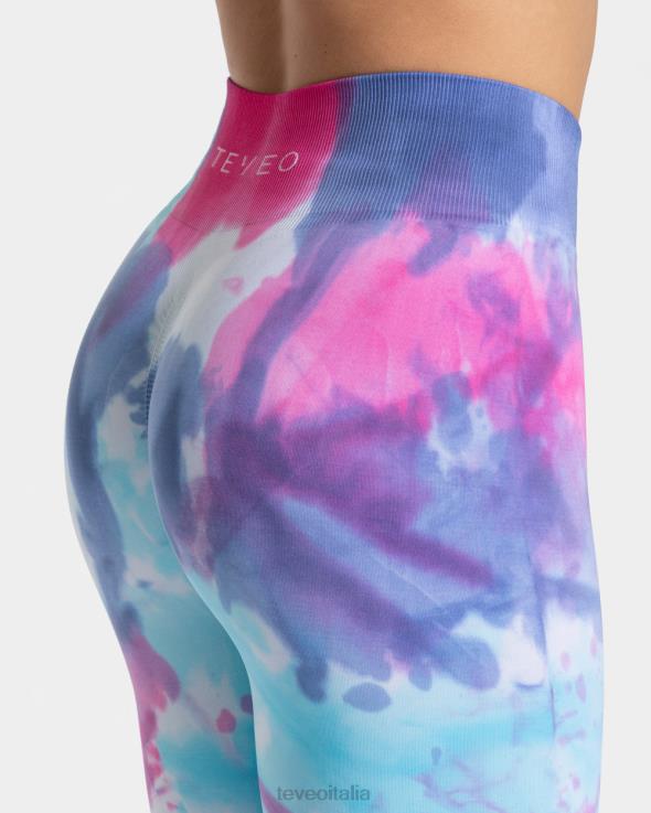 TEVEO leggings scrunch tie dye FPR0H59 vestiario Freddo donne