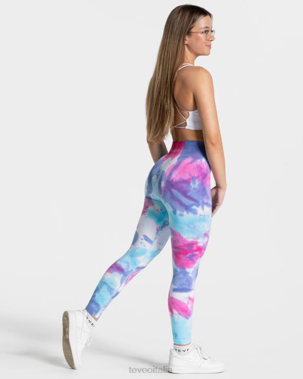 TEVEO leggings scrunch tie dye FPR0H59 vestiario Freddo donne