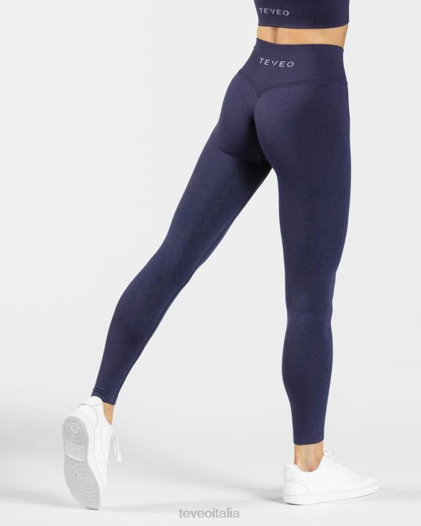 TEVEO leggings sensazione FPR0H146 vestiario blu scuro donne