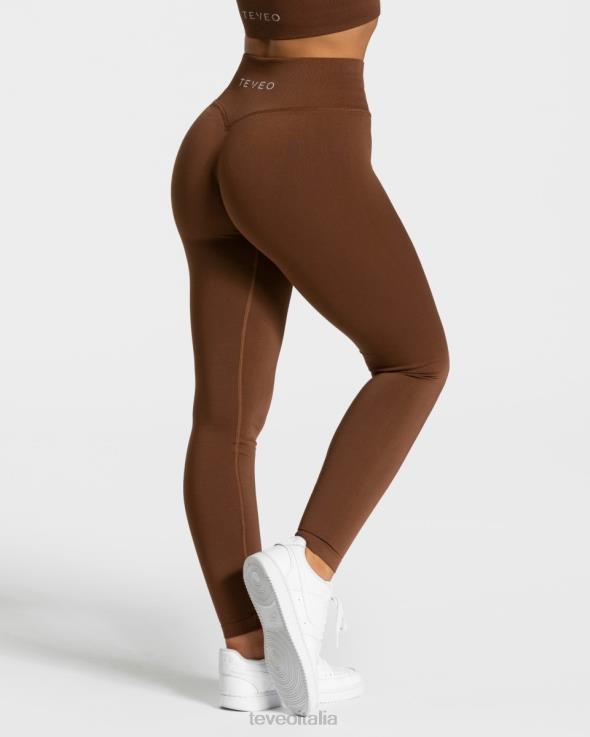 TEVEO leggings sensazione FPR0H148 vestiario caramello donne