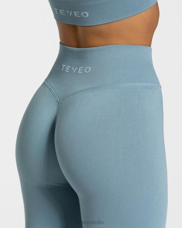 TEVEO leggings sensazione FPR0H150 vestiario Blu acciaio donne