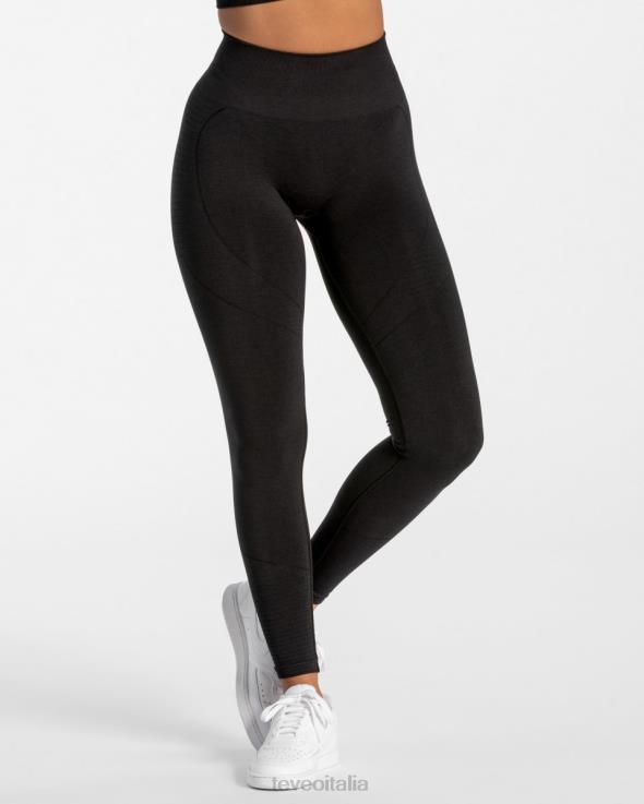 TEVEO veri leggings FPR0H125 vestiario nero donne