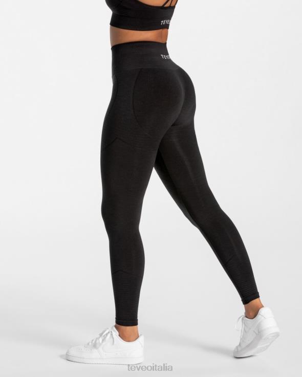 TEVEO veri leggings FPR0H125 vestiario nero donne