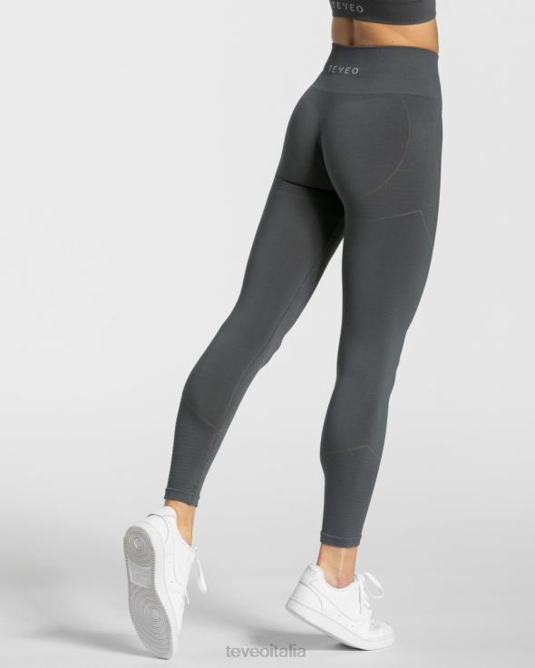TEVEO veri leggings FPR0H126 vestiario grigio scuro donne