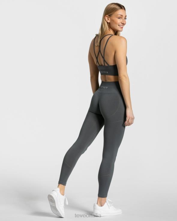 TEVEO veri leggings FPR0H126 vestiario grigio scuro donne