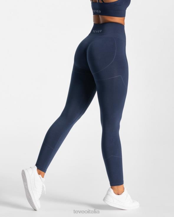 TEVEO veri leggings FPR0H131 vestiario blu scuro donne