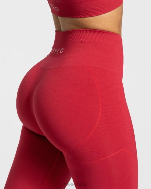 TEVEO veri leggings FPR0H133 vestiario rosso donne