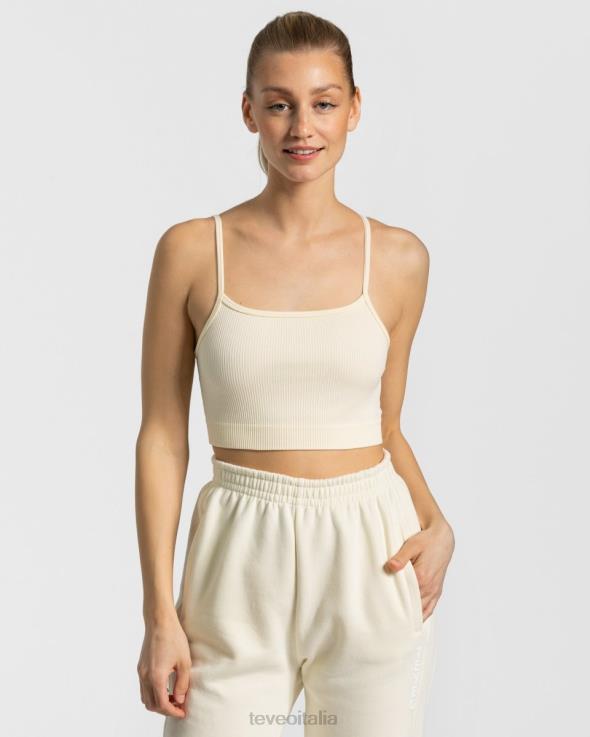 TEVEO cima impertinente FPR0H436 vestiario avorio donne