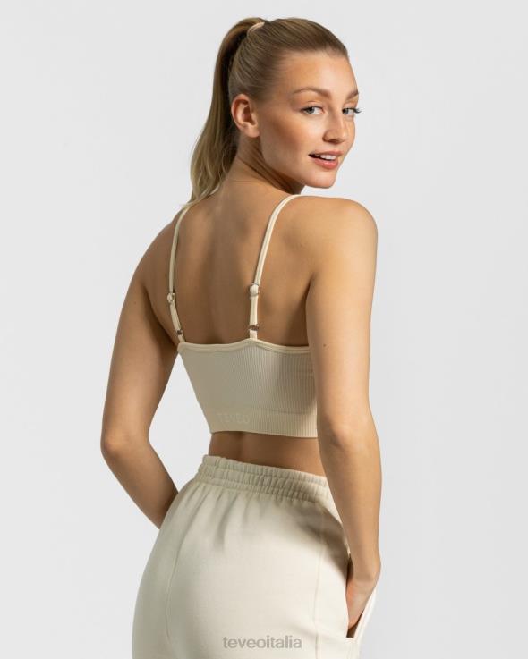 TEVEO cima impertinente FPR0H436 vestiario avorio donne