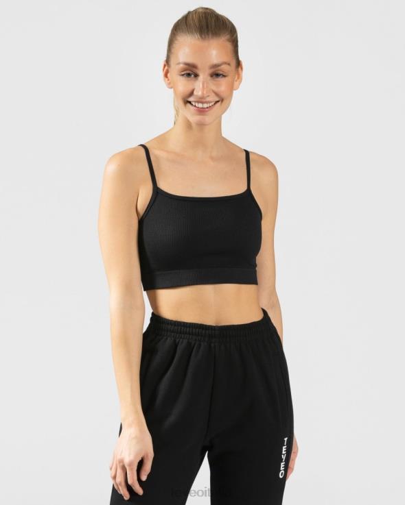 TEVEO cima impertinente FPR0H437 vestiario nero donne