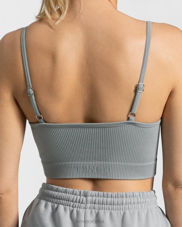 TEVEO cima impertinente FPR0H438 vestiario Blu acciaio donne