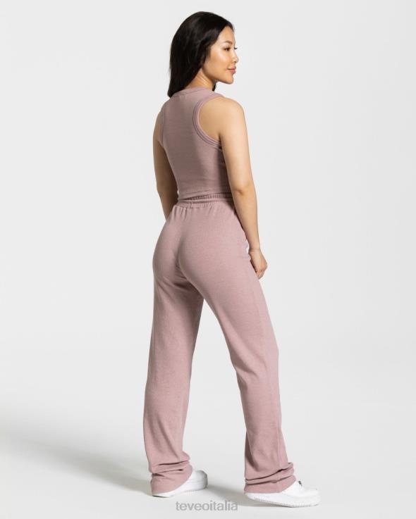 TEVEO top corto da salotto FPR0H450 vestiario rosa antico donne