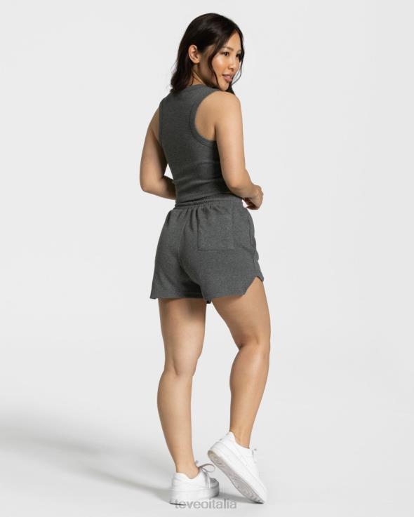 TEVEO top corto da salotto FPR0H452 vestiario grigio scuro donne