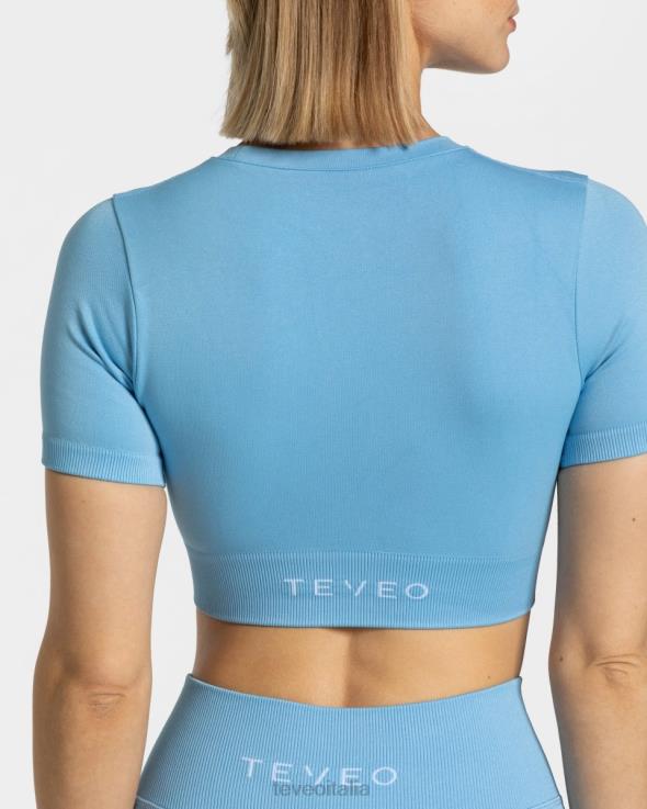 TEVEO top corto sensazionale FPR0H441 vestiario bambina blu donne