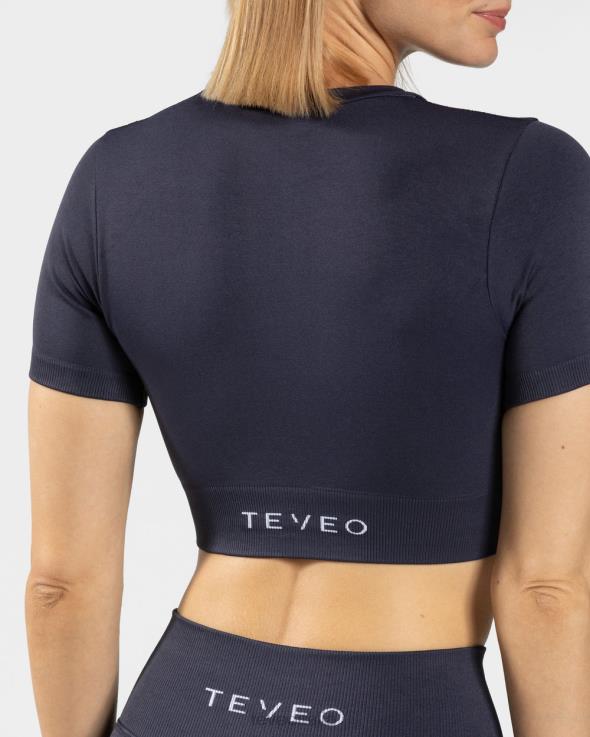 TEVEO top corto sensazionale FPR0H442 vestiario blu scuro donne